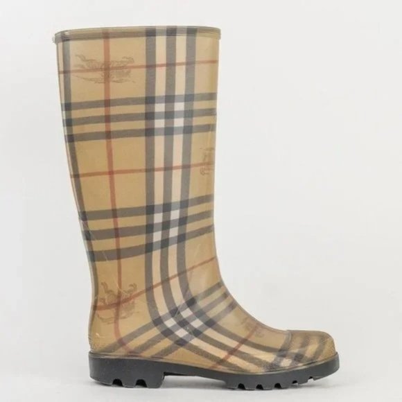 Burberry Haymarket Check Rainboots - Picture 1 of 6